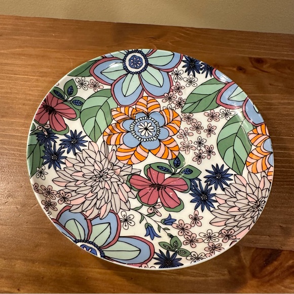 Gracie China By Coastline Imports Cup & Saucer Colorful Floral Pattern - Picture 3 of 5